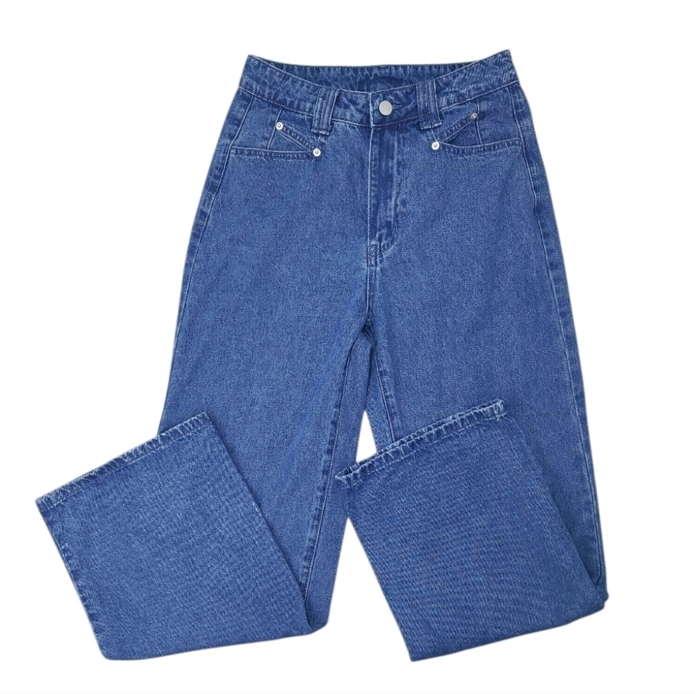 Cider Denim High Waist Wide Leg Jeans Size Small - Picture 7 of 16